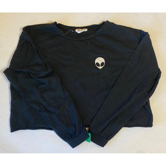 Merona M Gray & Yellow Striped Full-Zip Hoodie Black Alien Tee & Pink Bikini Set - Picture 7 of 14